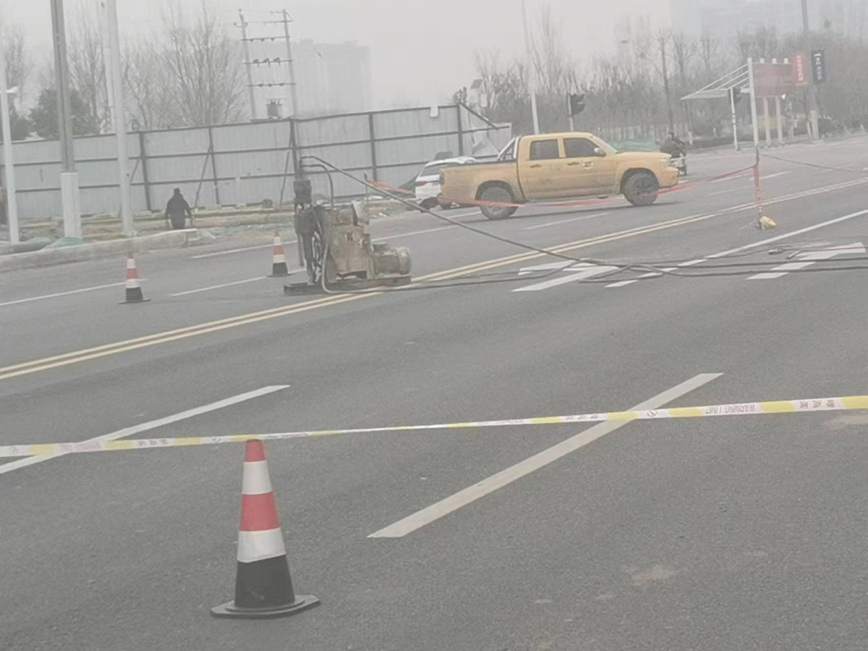 东港高速公路路基注浆